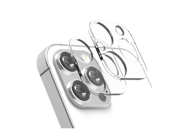 [아이폰 11 프로 카메라 확대렌즈] 착용하면 멋진 로랜텍 카메라 렌즈 풀커버 강화유리 휴대폰 보호필름 2p